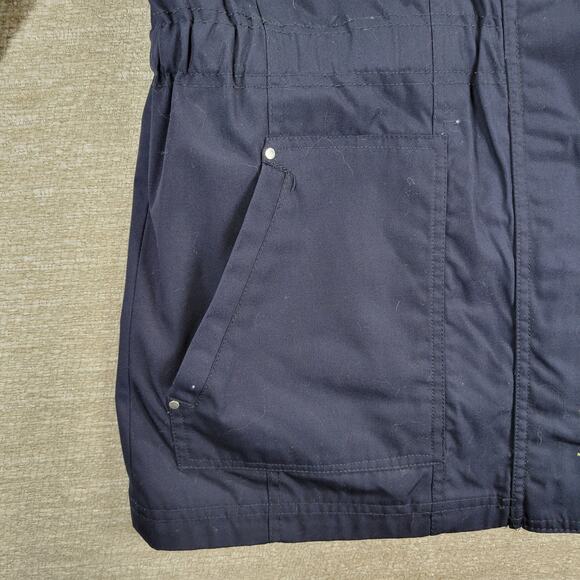 Mackintosh New England Rain Coat Womens M Navy Green Hooded Waterproof Jacket - Picture 9 of 16